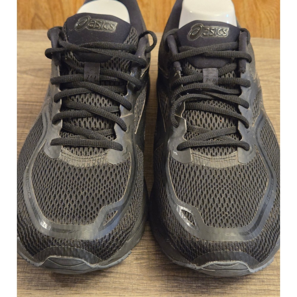 Asics Gel-Cumulus 19 Running Shoes Mens Size 13 Triple Black - Picture 2 of 12
